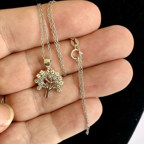#AAU Tree of Life 925 Silver Pendant & 18” 925 Chain - Picture 2 of 11